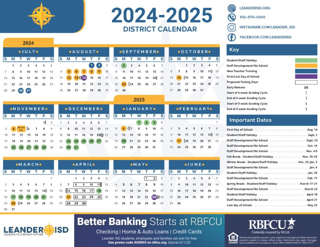 2024-25 Academic Calendar