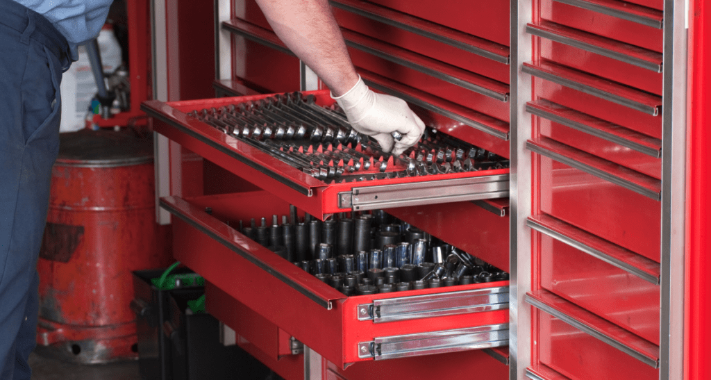 Mechanic shop tool chest